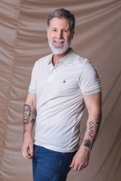 Produto - Polo Pitt Manga Curta Masculino Bege 