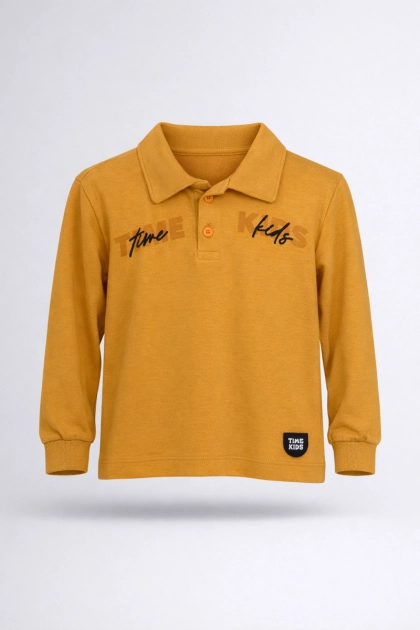 Polo Time Kids Manga Longa Bebê Masculina Produto Polo Time Kids Manga Longa Bebê Masculina