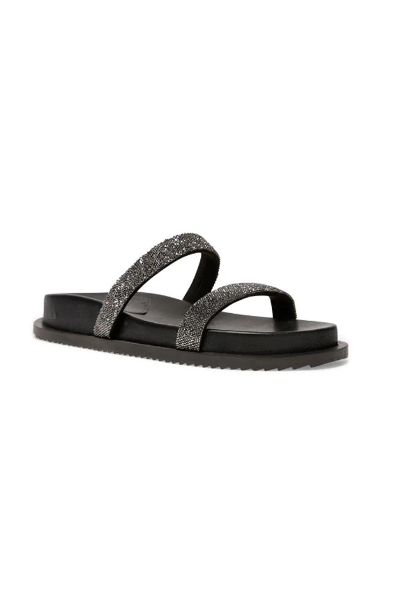 Rasteira Papete Santa Lolla Shiny Flat Brilho Feminina