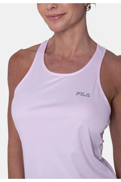 Regata Fila Dry Basic III Feminina Rosa Bebê Produto Regata Fila Dry Basic III Feminina Rosa Bebê