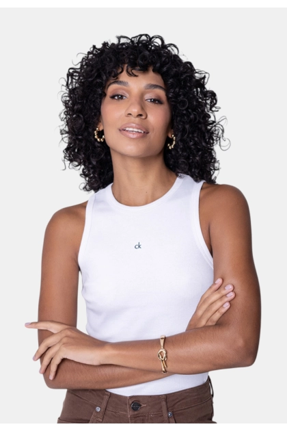 Produto - Regata Calvin Klein Canelado Feminino