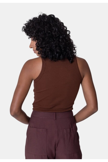 Regata Crocker Cropped Feminina Capuccino Produto Regata Crocker Cropped Feminina Capuccino