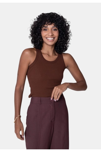 Regata Crocker Cropped Feminina Capuccino