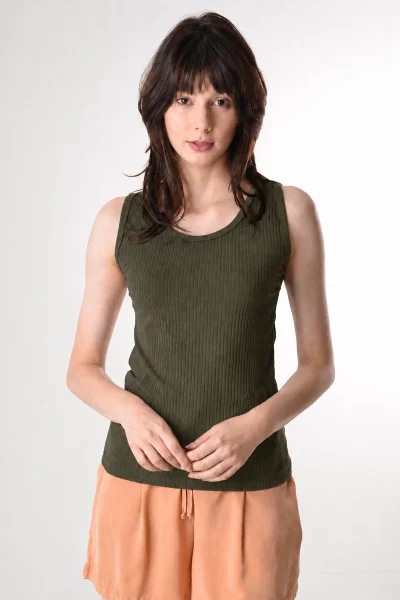 Regata Feminina Ribana Gabip Verde Militar Produto Regata Feminina Ribana Gabip Verde Militar