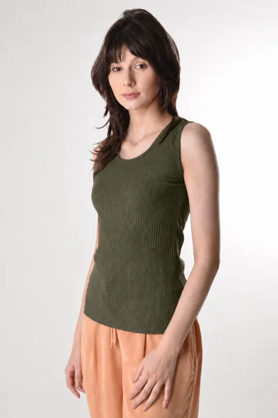Regata Feminina Ribana Gabip Verde Militar Produto Regata Feminina Ribana Gabip Verde Militar