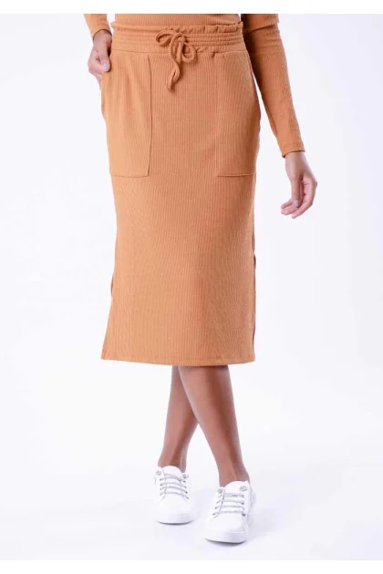 Produto Saia Gabip Feminina Malha Midi Reggla