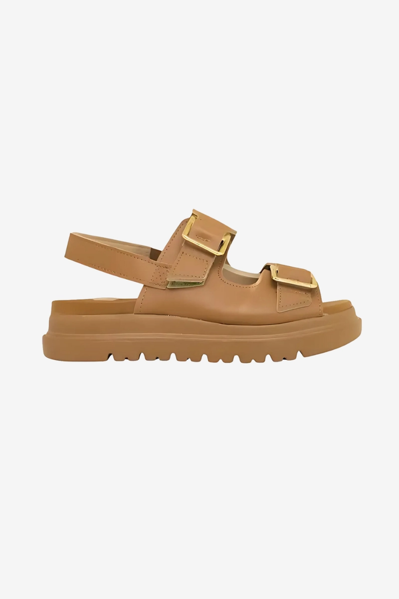 Produto - Sandália Modare Flat Plataforma Feminino Camel