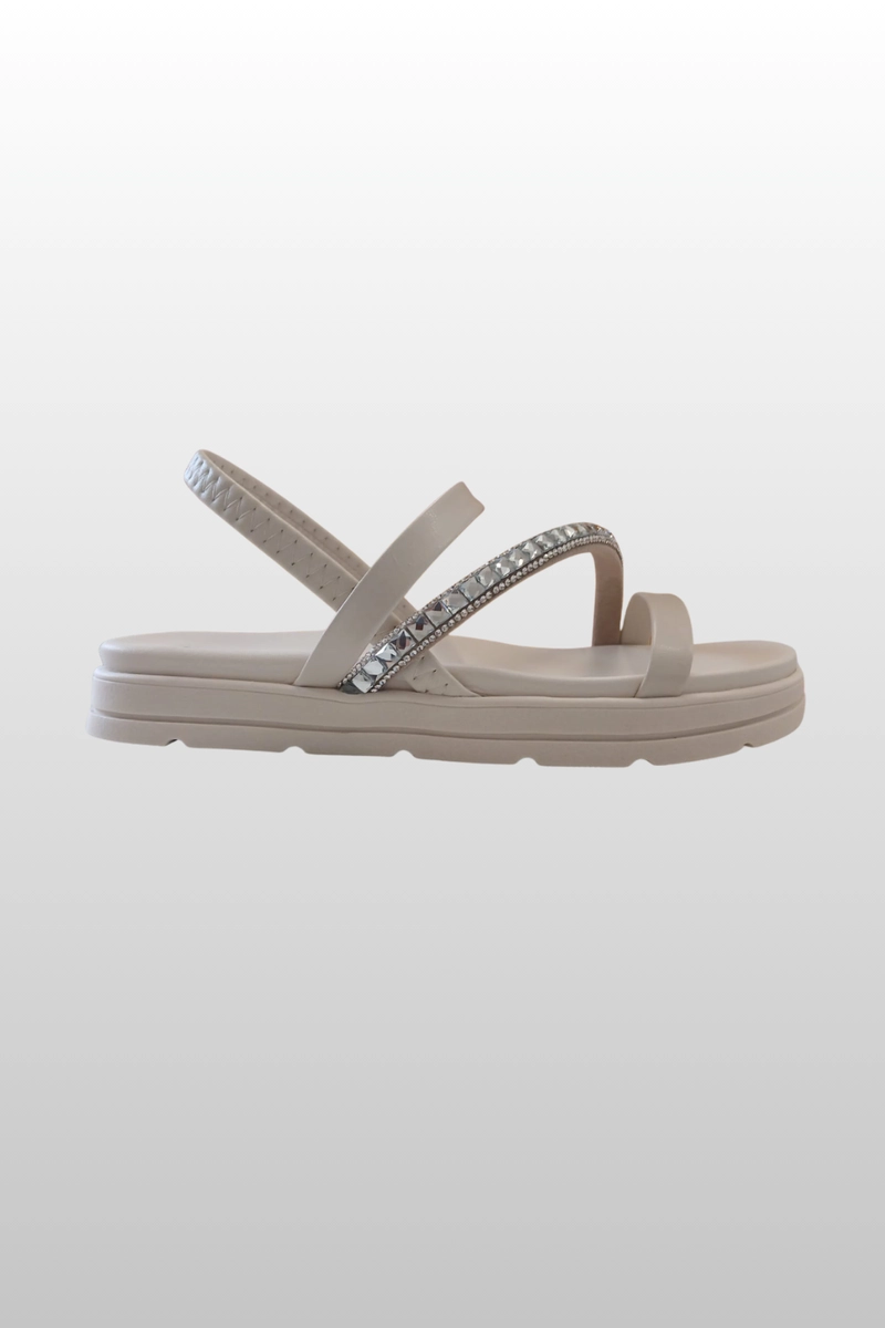 Produto - Sandália Moleca Tratorada Feminina Branca