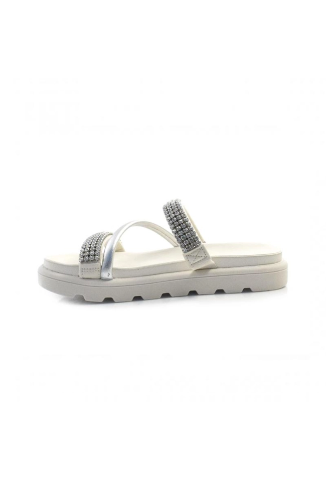 Produto Sandália Vizzano Flat Cristais Feminina