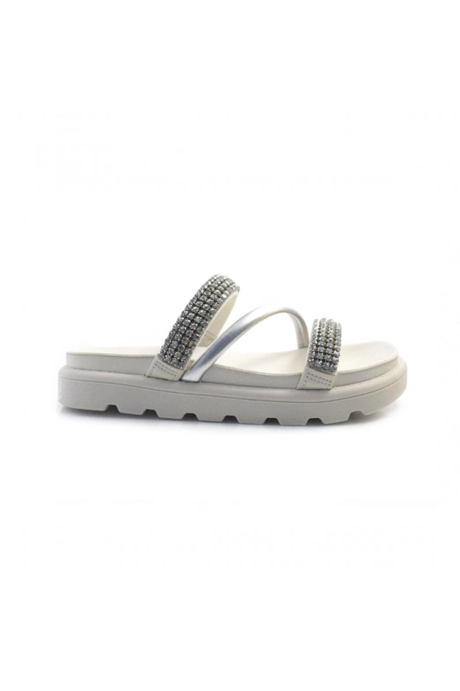 Produto Sandália Vizzano Flat Cristais Feminina