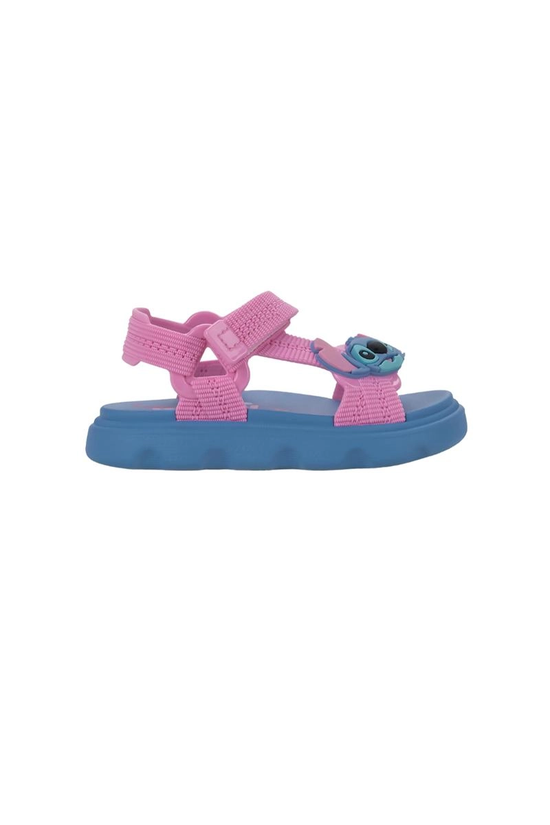 Sandalia Grendene Baby Stitch Feminina Azul e Rosa