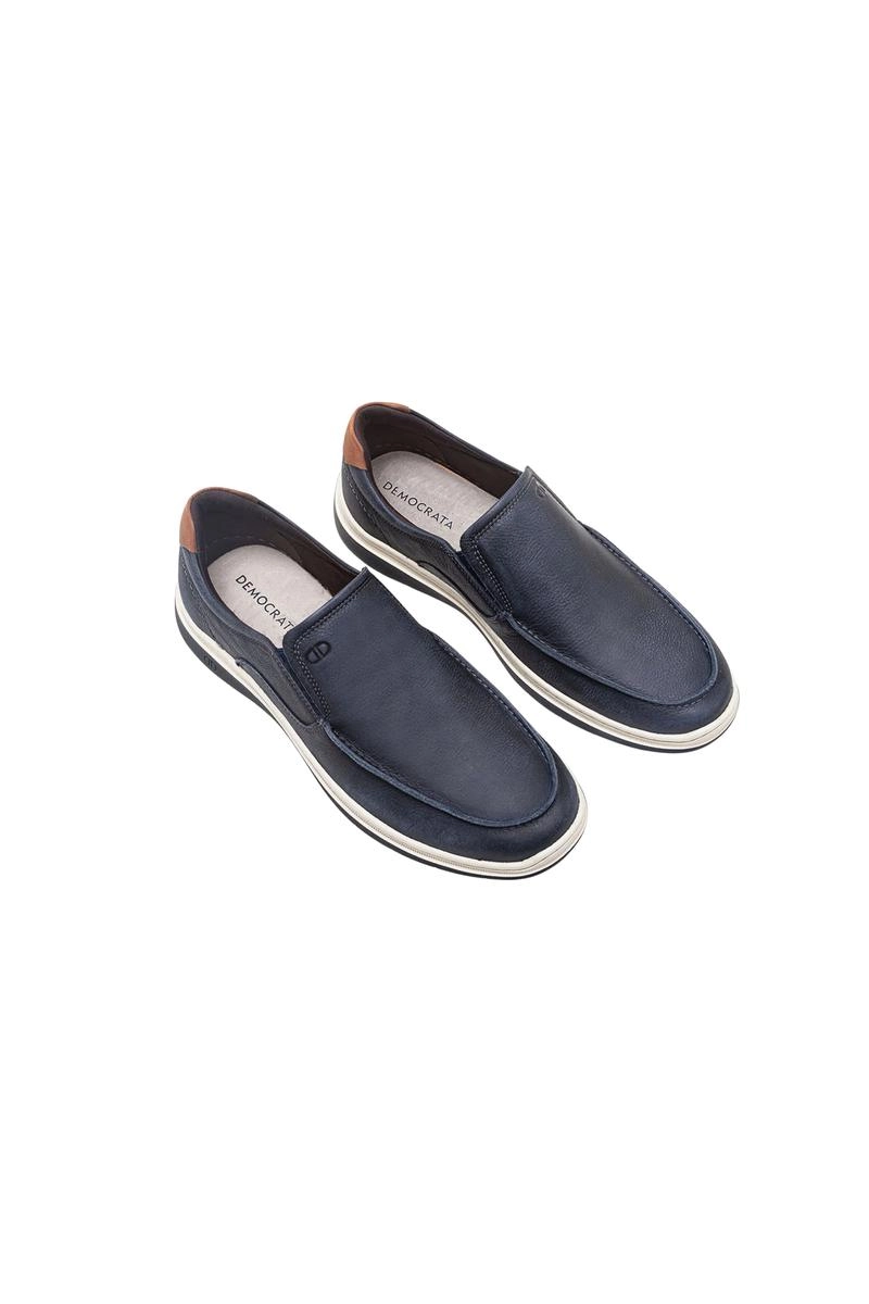 Sapatênis Democrata Casual Easy Leave Navy Masculino Marinho