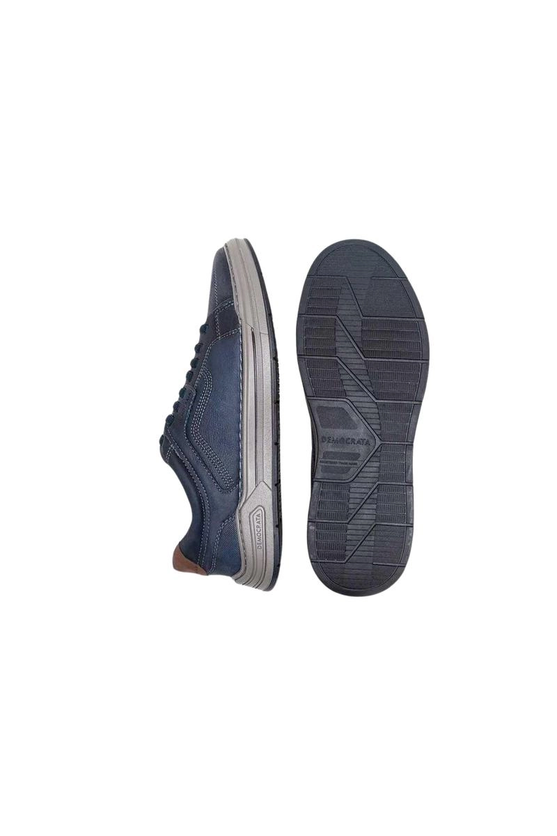 Sapatênis Democrata Denim Volp Navy Masculino Azul Produto Sapatênis Democrata Denim Volp Navy Masculino Azul