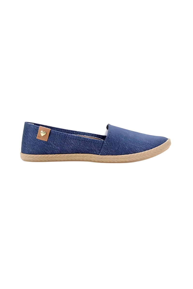 Sapatilha Moleca  Alpargata Feminina Jeans