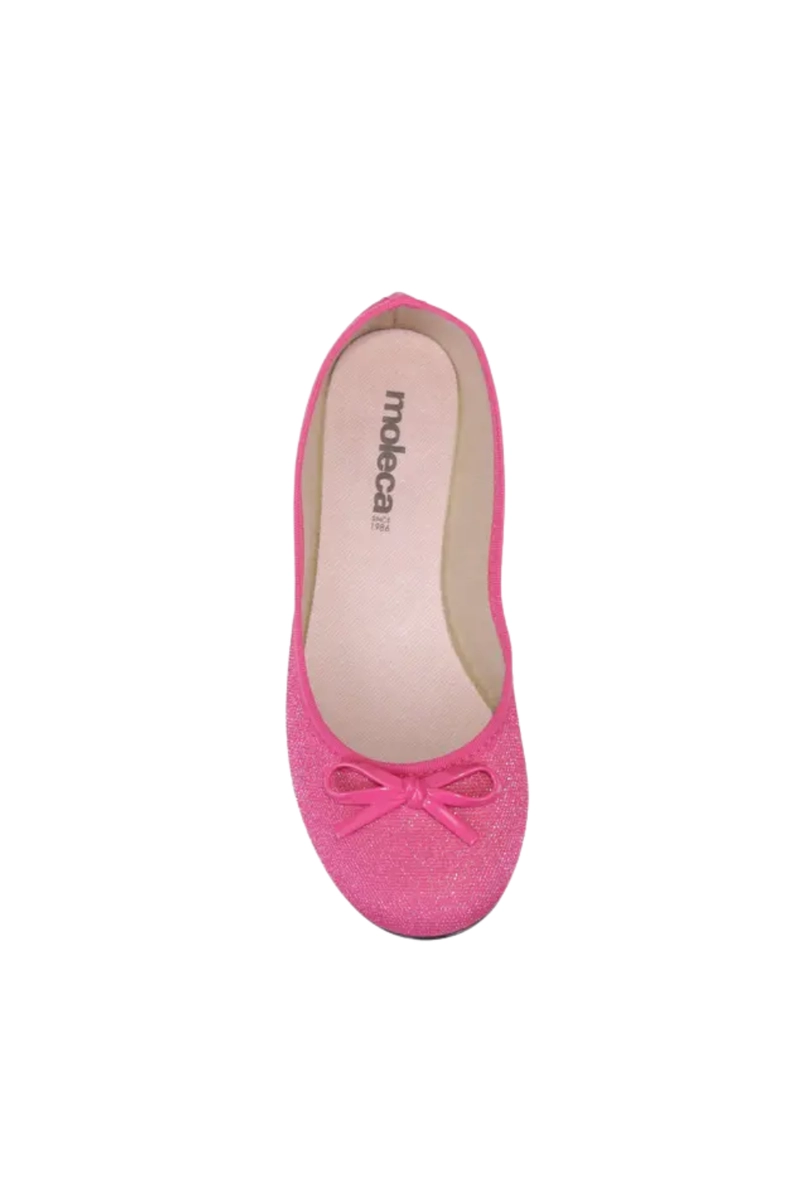 Sapatilha Moleca Feminina Bico Redondo Feminina Pink