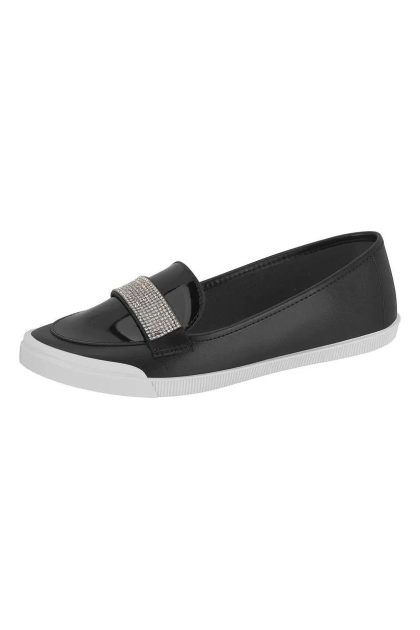 Sapatilha Moleca Slip Feminino Preto Produto Sapatilha Moleca Slip Feminino Preto