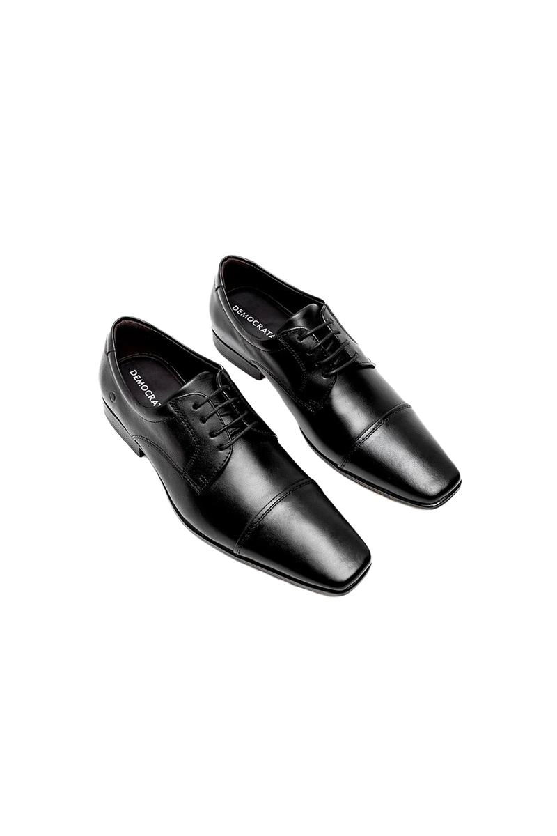  Sapato Democrata Aspen Cadarço Masculino Preto