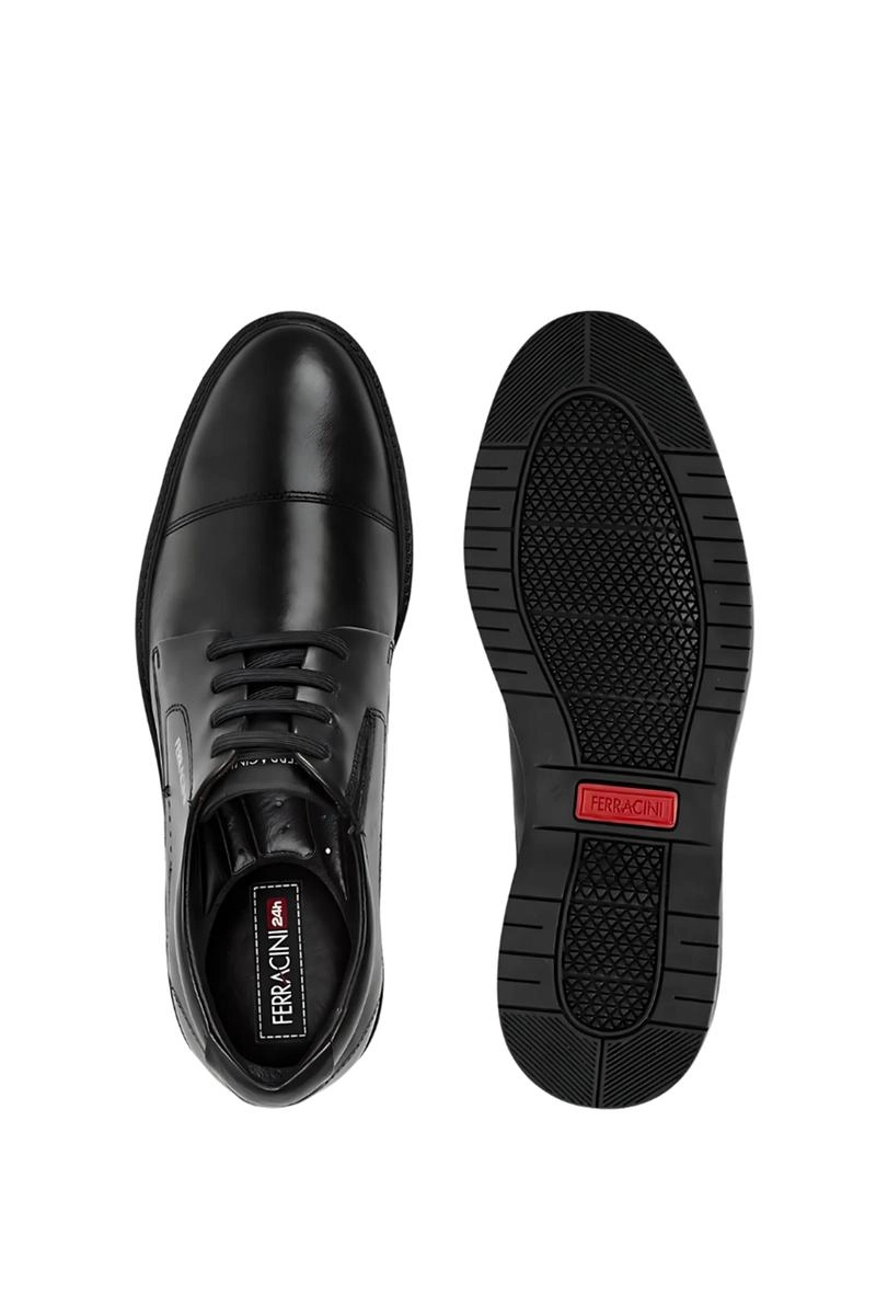 Produto Sapato Ferracini Social De Couro Masculino Preto