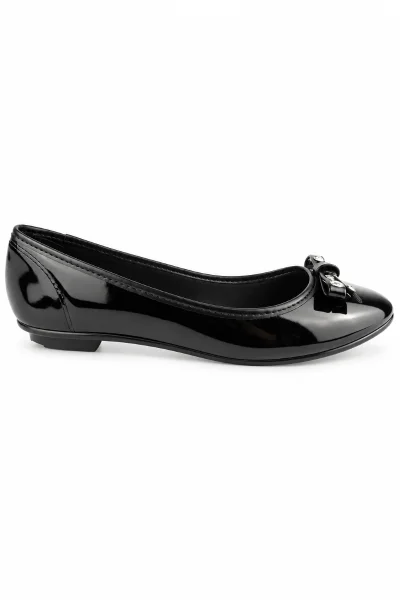 Produto Sapatilha Feminina Moleca com laço Preta