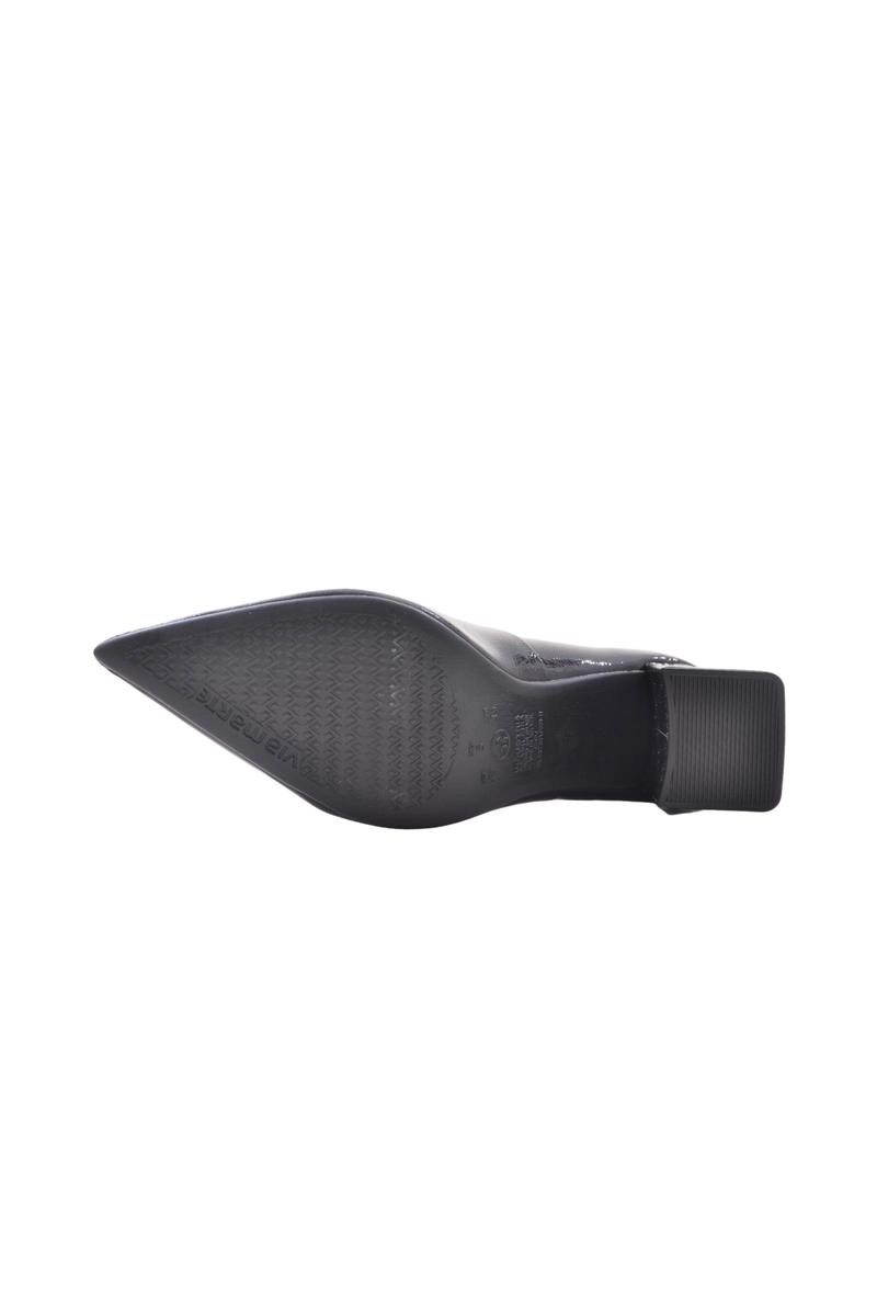 Scarpin Via Marte Verniz Salto Bloco Feminino Preto Produto Scarpin Via Marte Verniz Salto Bloco Feminino Preto