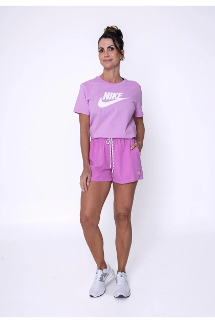 Produto - Short Vida Marinha Tactel Magic Estamp Feminino Rosa