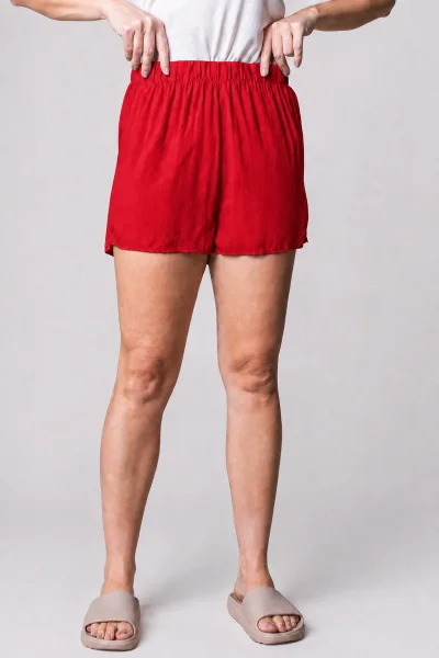 Produto Shorts Aishty Curto Feminino Vermelho
