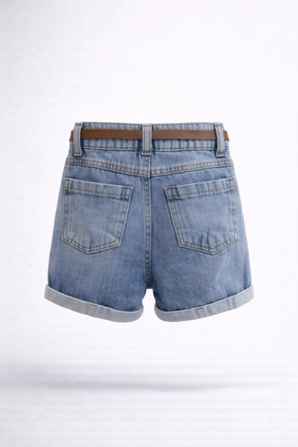 Produto Shorts Gilas Com Cinto Infantil Feminino