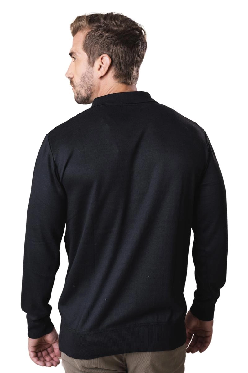 Suéter Crocker Polo Masculino Preto
