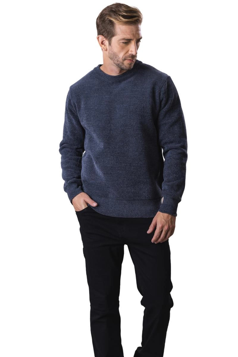 Suéter Mooncity Forrado Pele Masculino Cinza