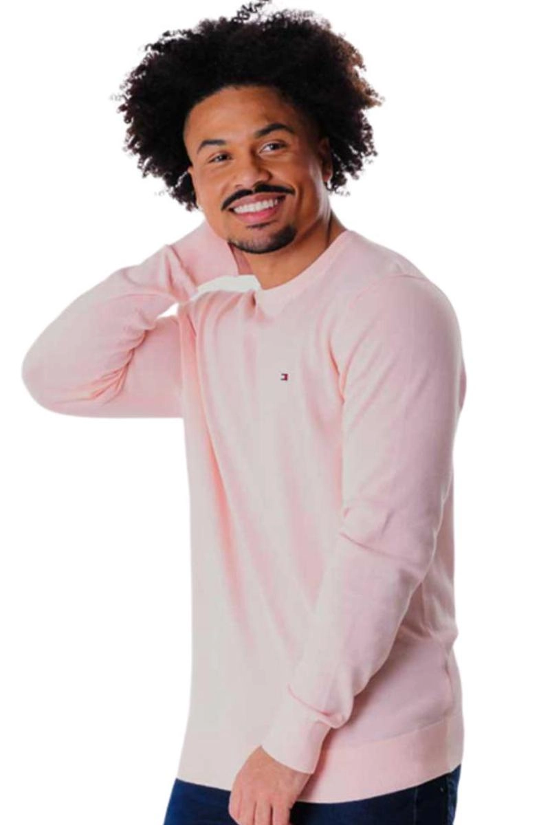 Suéter Tommy Hilfiger Masculino Pink Crystal