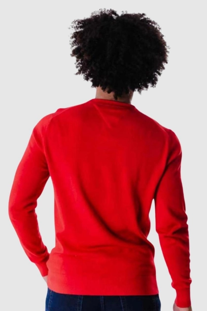 Suéter Tommy Hilfiger Masculino Vermelho Produto Suéter Tommy Hilfiger Masculino Vermelho