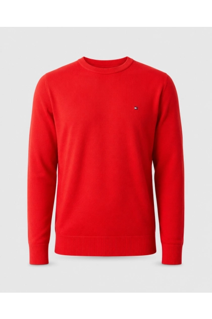 Suéter Tommy Hilfiger Masculino Vermelho Produto Suéter Tommy Hilfiger Masculino Vermelho