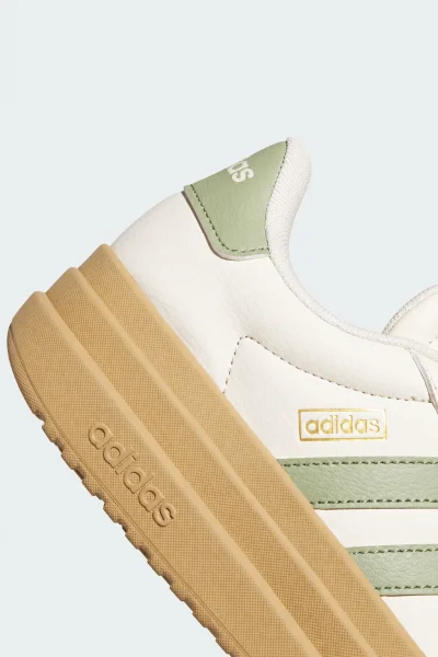 Produto Tênis Adidas Court Bold Feminino Off, Verde e Areia