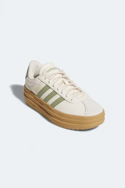 Produto Tênis Adidas Court Bold Feminino Off, Verde e Areia