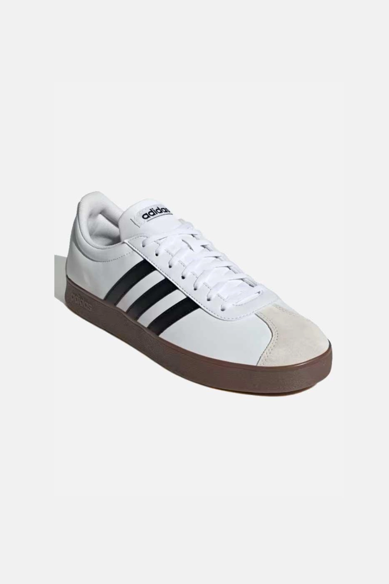 Tênis Adidas Court VL Masculino Branco e Bege 