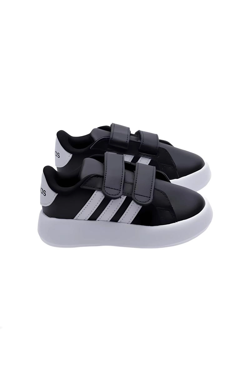Tênis Adidas Grand Court 2.0 Infantil Preto e Branco