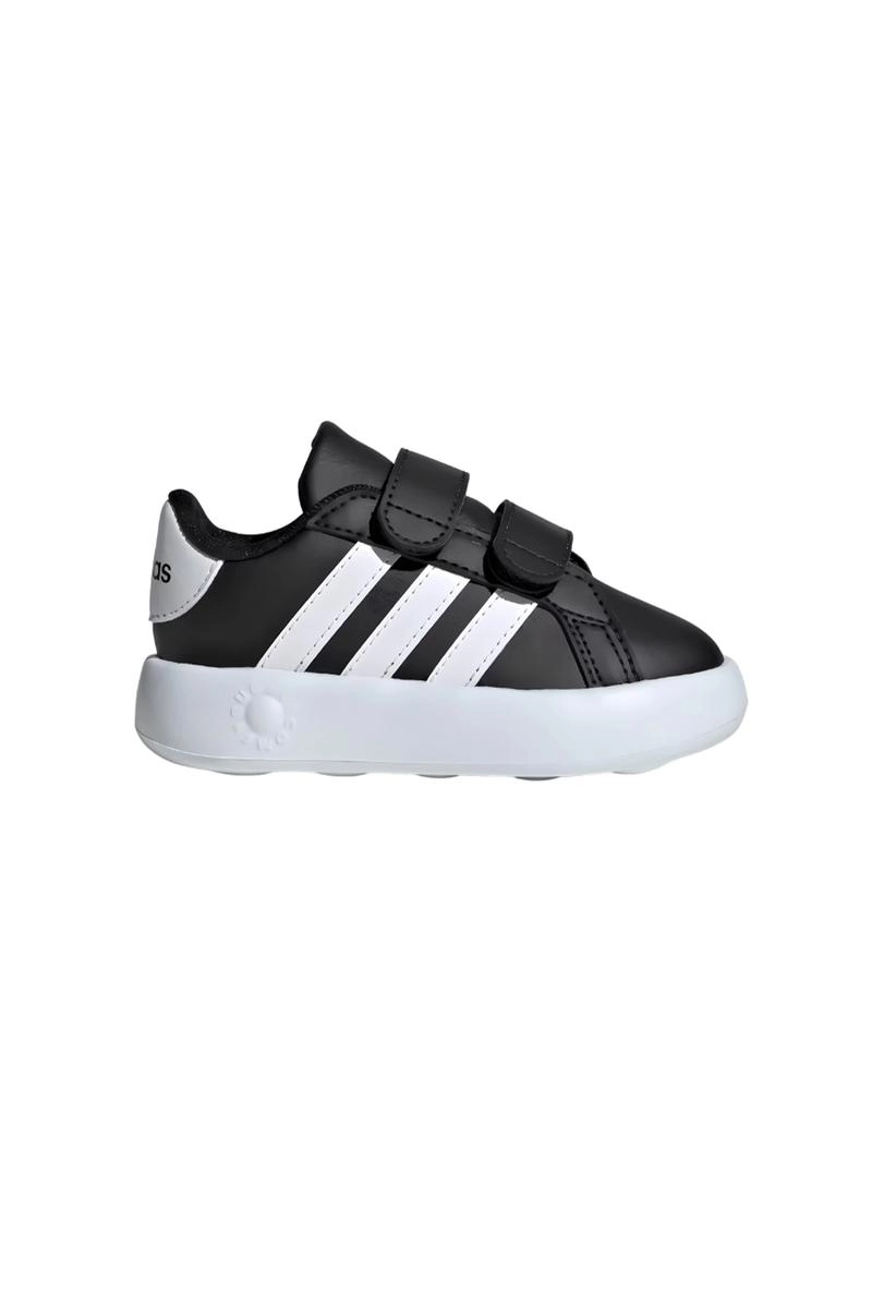 Tênis Adidas Grand Court 2.0 Infantil Preto e Branco