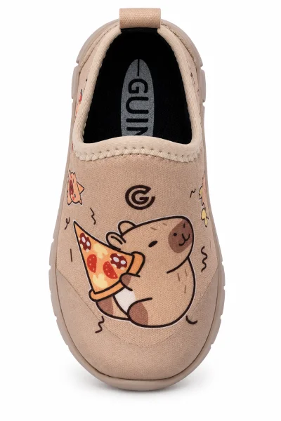 Tênis Bebê Unissex Guimi Capivara Bege Produto Tênis Bebê Unissex Guimi Capivara Bege