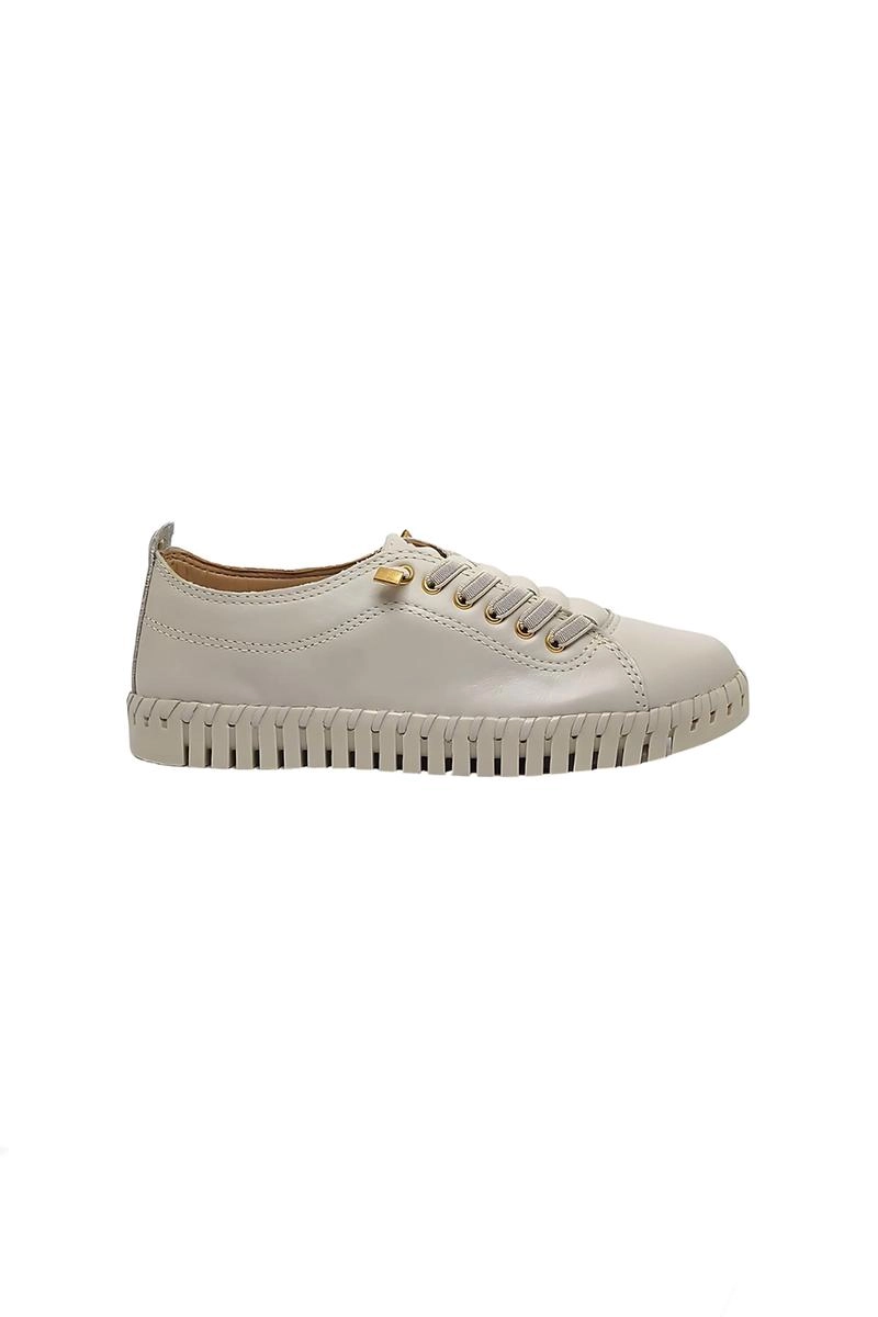 Produto - Tênis Bottero Casual De Couro Feminino Off White