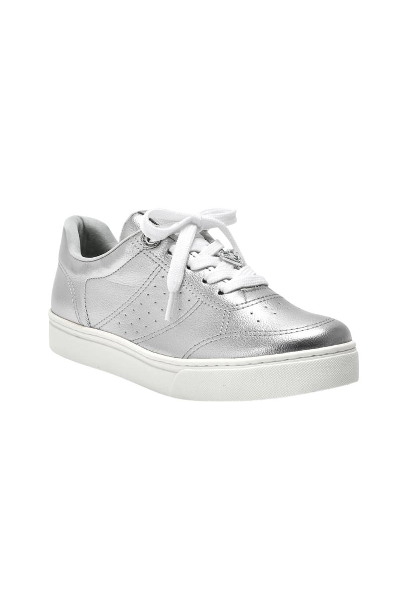 Tênis Casual Via Marte Feminino Cor Prata