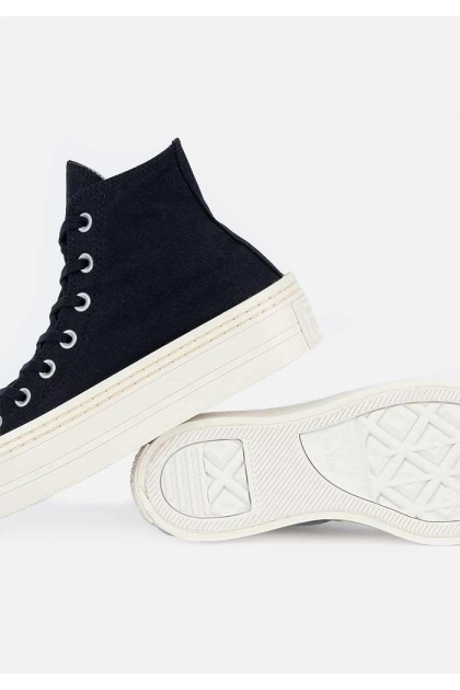 Tênis Converse Bota Plataforma Feminino Preto/Amêndoa Produto Tênis Converse Bota Plataforma Feminino Preto/Amêndoa