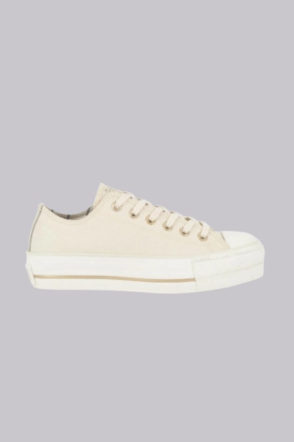 Tênis Converse Plataforma Feminino Nude Claro Produto - Tênis Converse Plataforma Feminino Nude Claro
