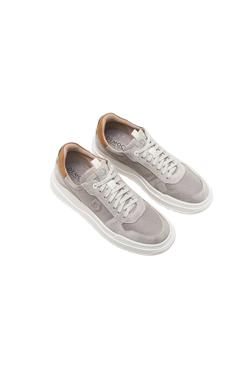 Tênis Democrata Block Masculino Off White Khaki