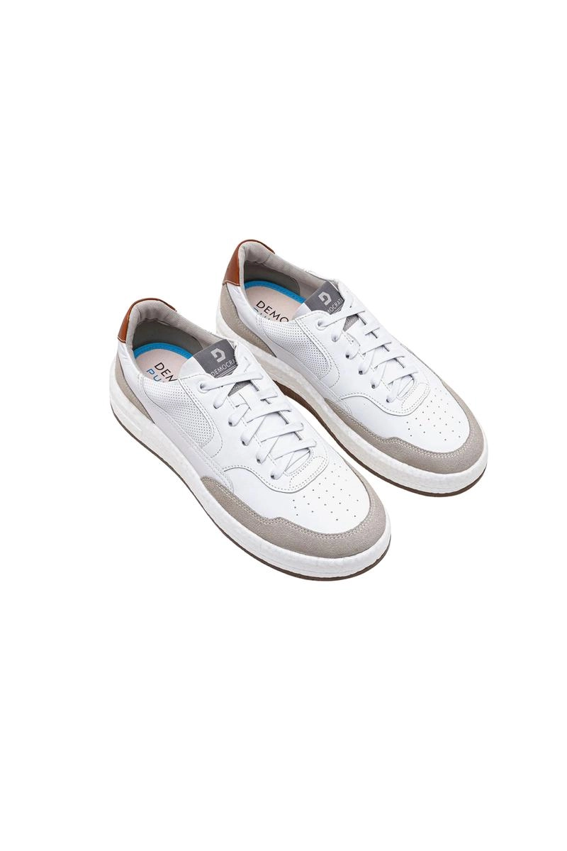 Tênis Democrata Denim Drake Masculino Branco Pulse Produto Tênis Democrata Denim Drake Masculino Branco Pulse