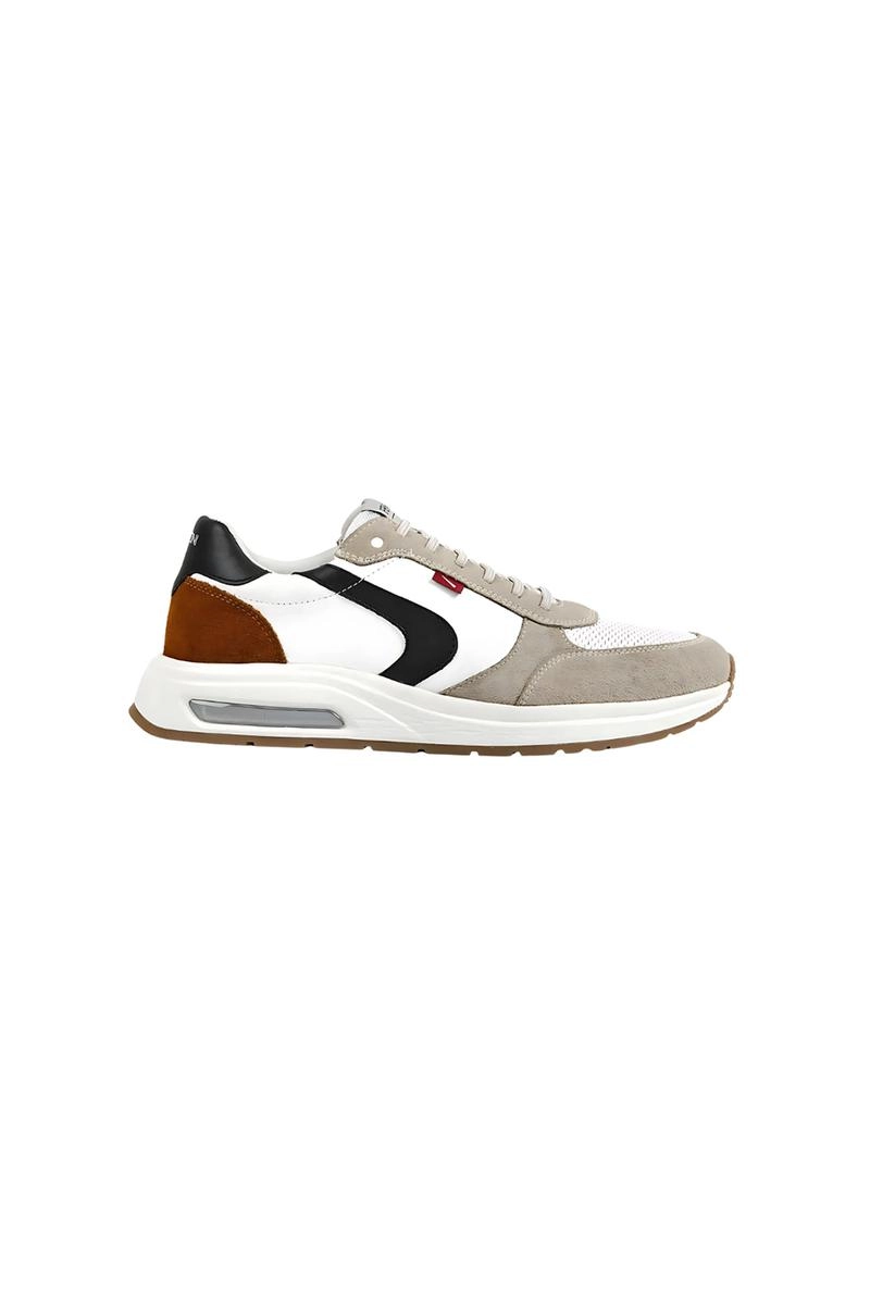 Produto - Tênis Farracini Casual Masculino Branco E Cinza