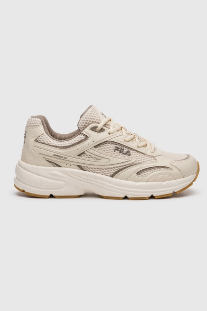 Tênis Fila Runner 2K Feminino Bege Oliva Produto - Tênis Fila Runner 2K Feminino Bege Oliva