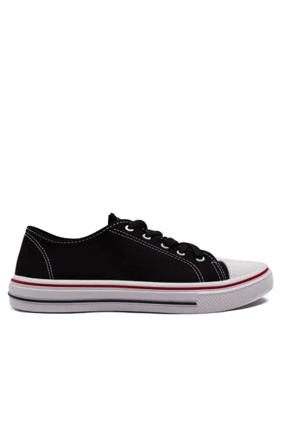 Tênis Moleca Casual Feminino Preto e Branco Produto Tênis Moleca Casual Feminino Preto e Branco