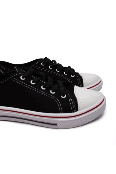 Tênis Moleca Casual Feminino Preto e Branco Produto Tênis Moleca Casual Feminino Preto e Branco