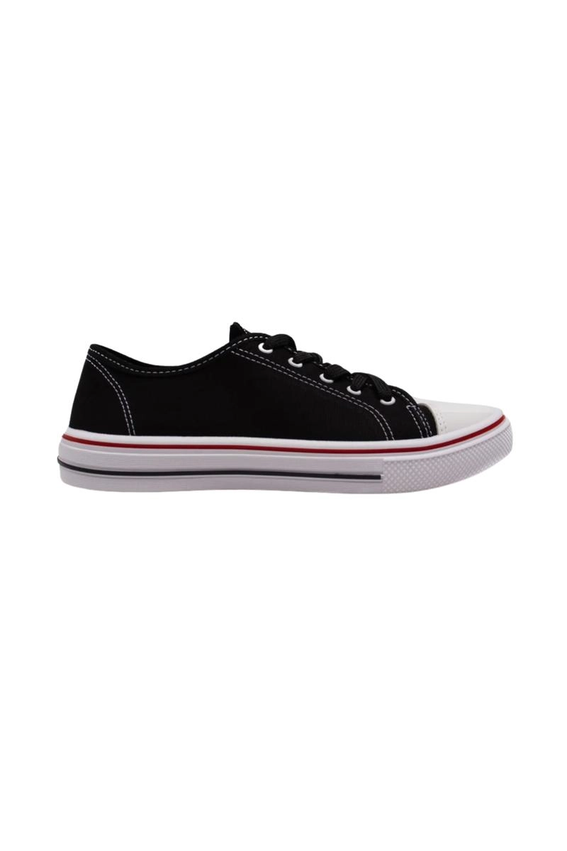 Produto - Tênis Moleca Casual Feminino Preto e Branco