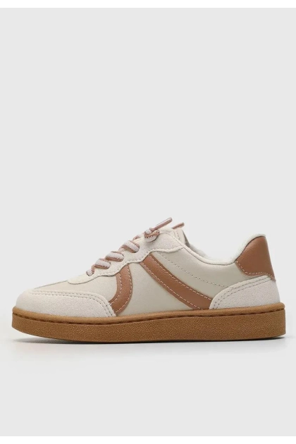 Produto Tênis Molekinha Casual Juvenil Feminina Branco Off